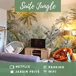 Jungle - Jardin, Netflix Et Parking - Le Manoir Aux Pommes