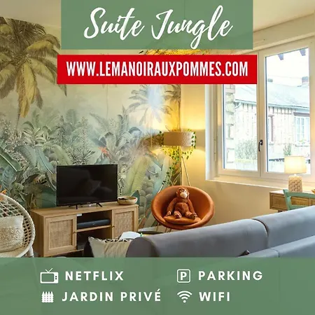 Jungle - Jardin, Netflix Et Parking - Le Manoir Aux Pommes *