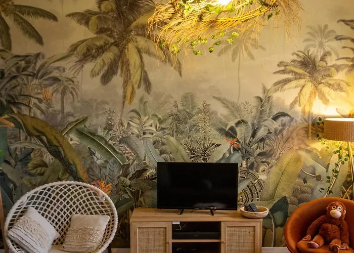 Jungle - Jardin, Netflix Et Parking - Le Manoir Aux Pommes شقة *